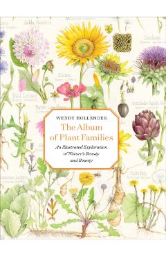 Coperta cărții 'The Album of Plant Families: An Illustrated Exploration of Nature's Beauty and Bounty - Wendy Hollender'