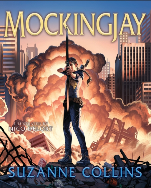Coperta cărții 'Mockingjay: Illustrated Edition (the Hunger Games #3): Volume 3 - Suzanne Collins'