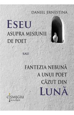 Coperta cărții 'Eseu asupra misiunii de poet sau fantezia nebună a unui poet căzut din lună - Daniel Ernestina'