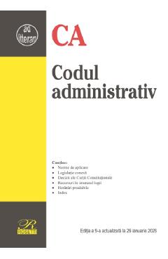 Poza produsului Codul administrativ Ed.9 Act. 26 Ianuarie 2026