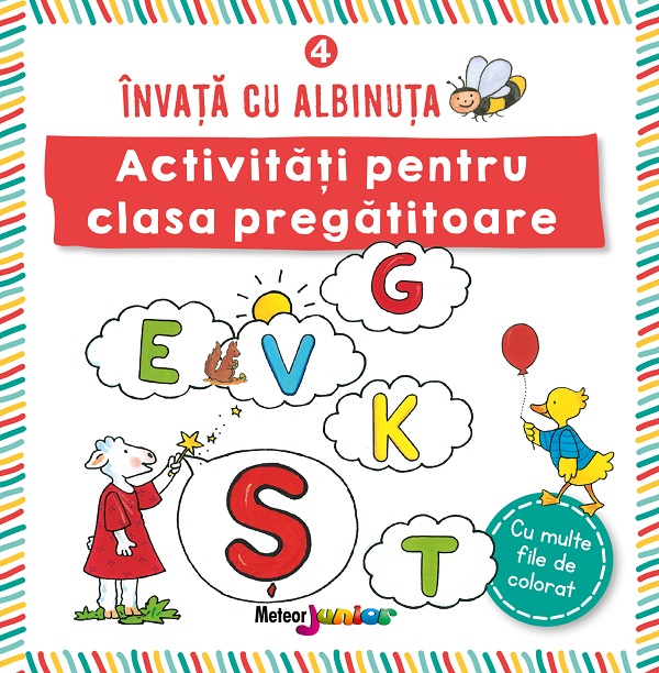Invata cu albinuta Vol:4. Activitati pentru clasa pregatitoare - Corina Beurenmeister 