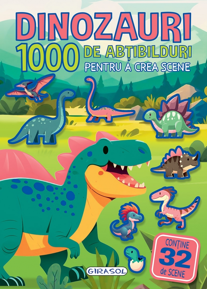 Dinozauri. 1000 de abtibilduri pentru a crea scene