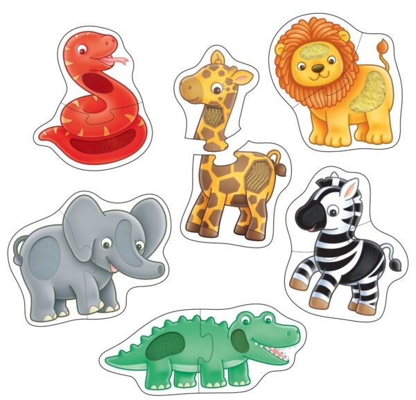 Puzzle 2 piese: Potriveste si atinge