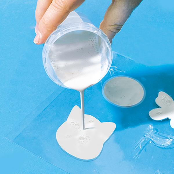 Set creativ mulaj si pictura: Figurine colorate