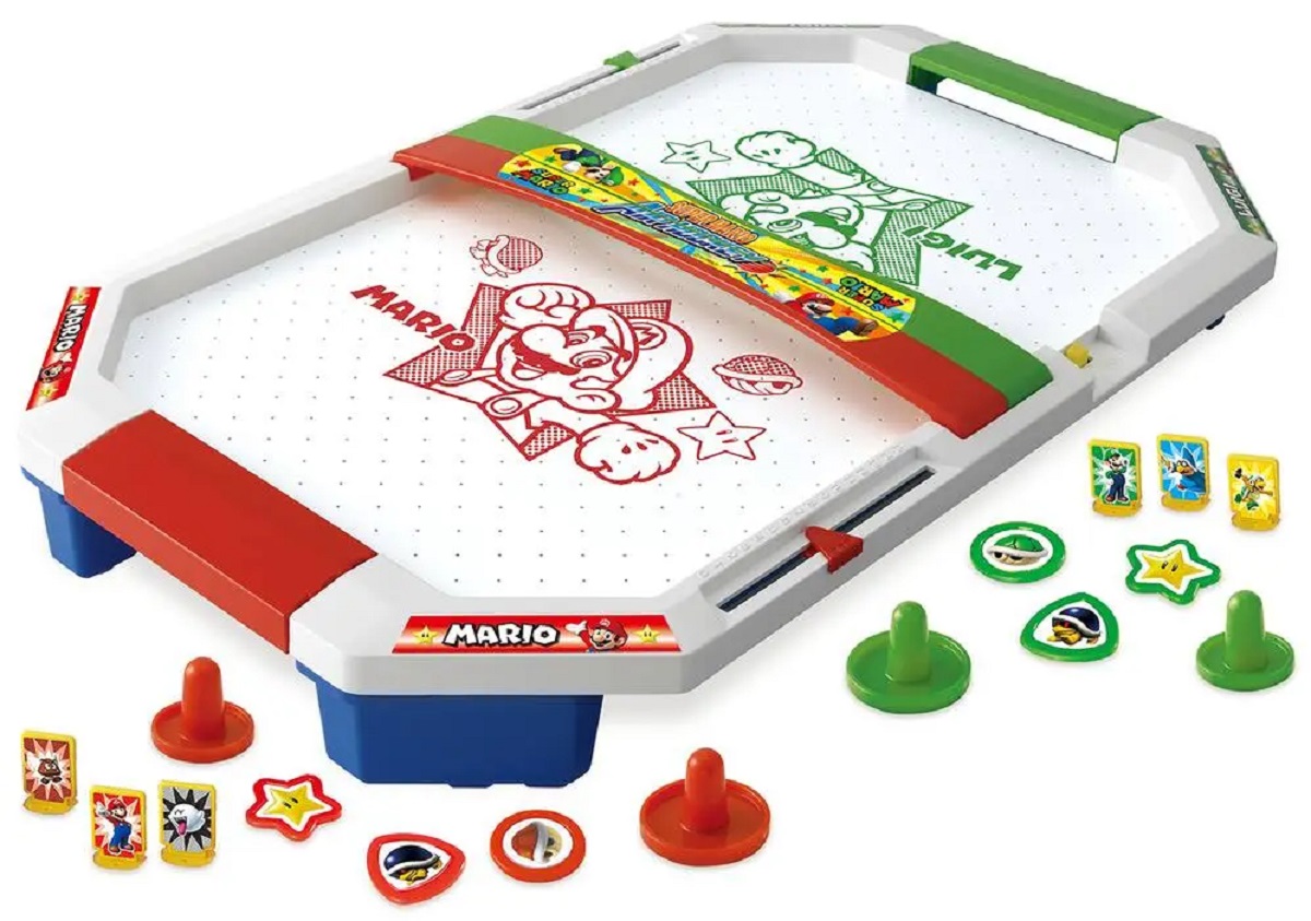 Joc de societate: Super Mario Air Hockey