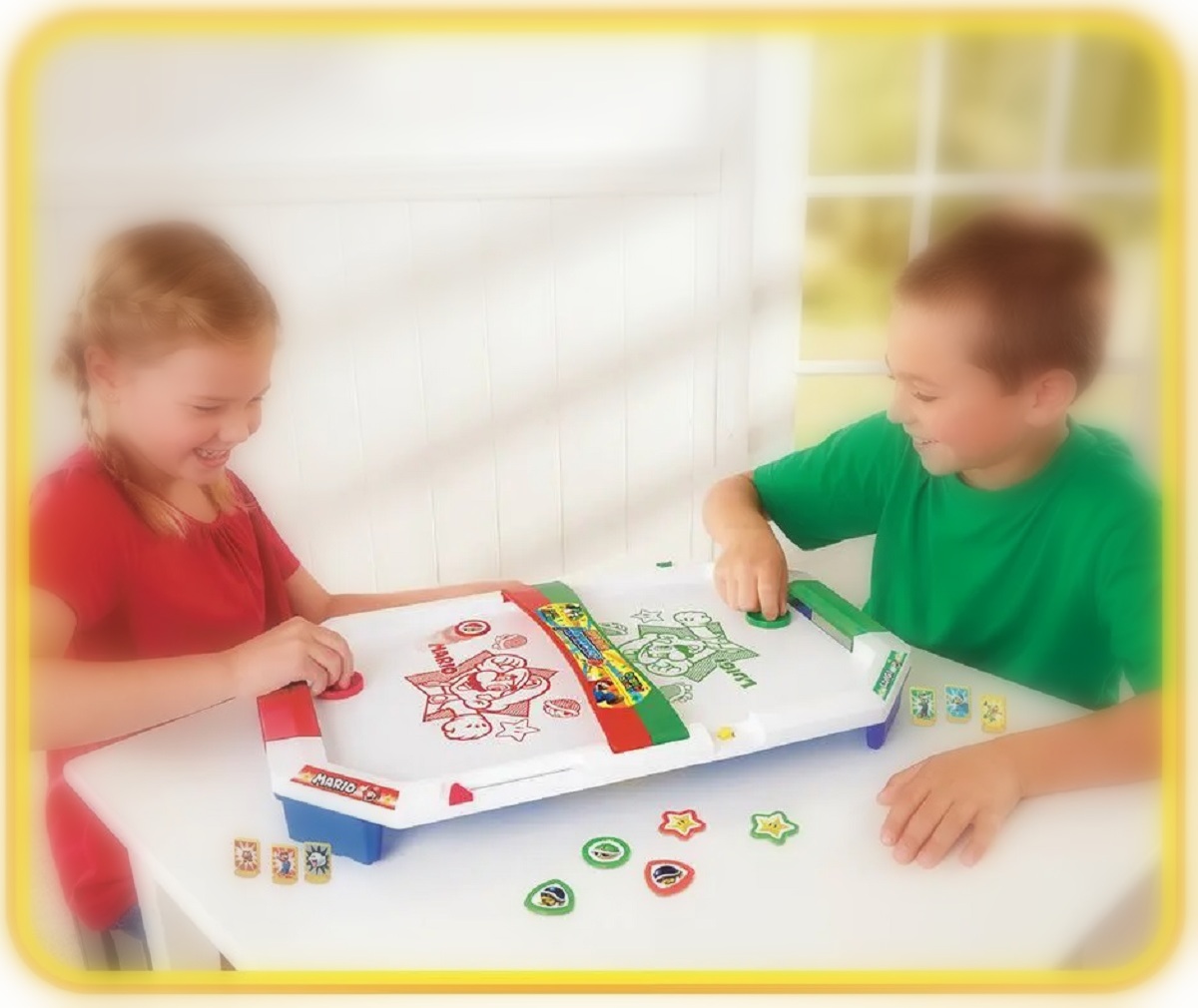 Joc de societate: Super Mario Air Hockey