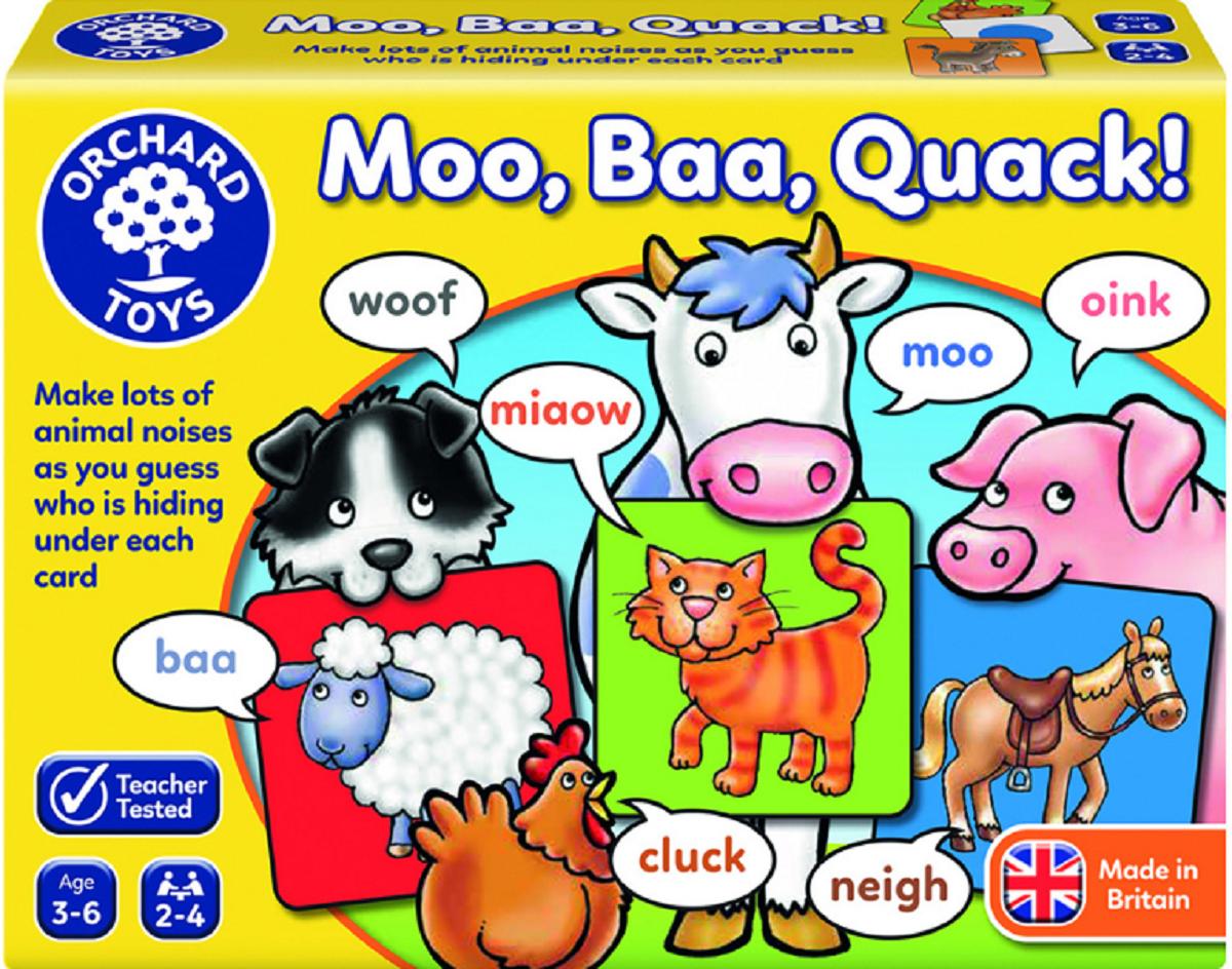 Joc educativ: Moo, Baa, Quack