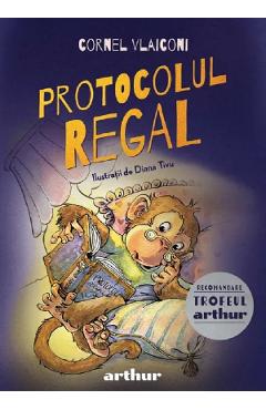 Coperta cărții 'Protocolul regal - Cornel Vlaiconi'