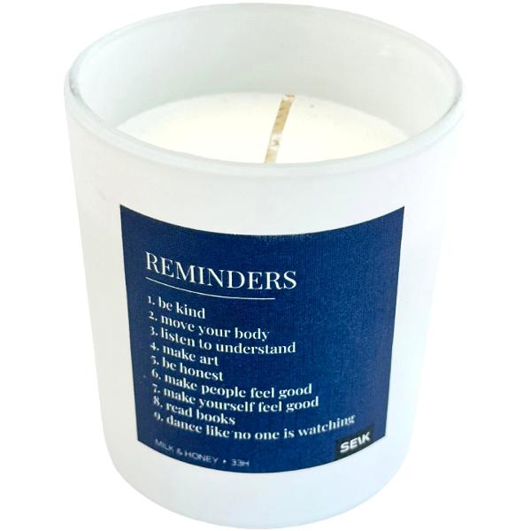 Lumanare Happy Candle: Reminders 