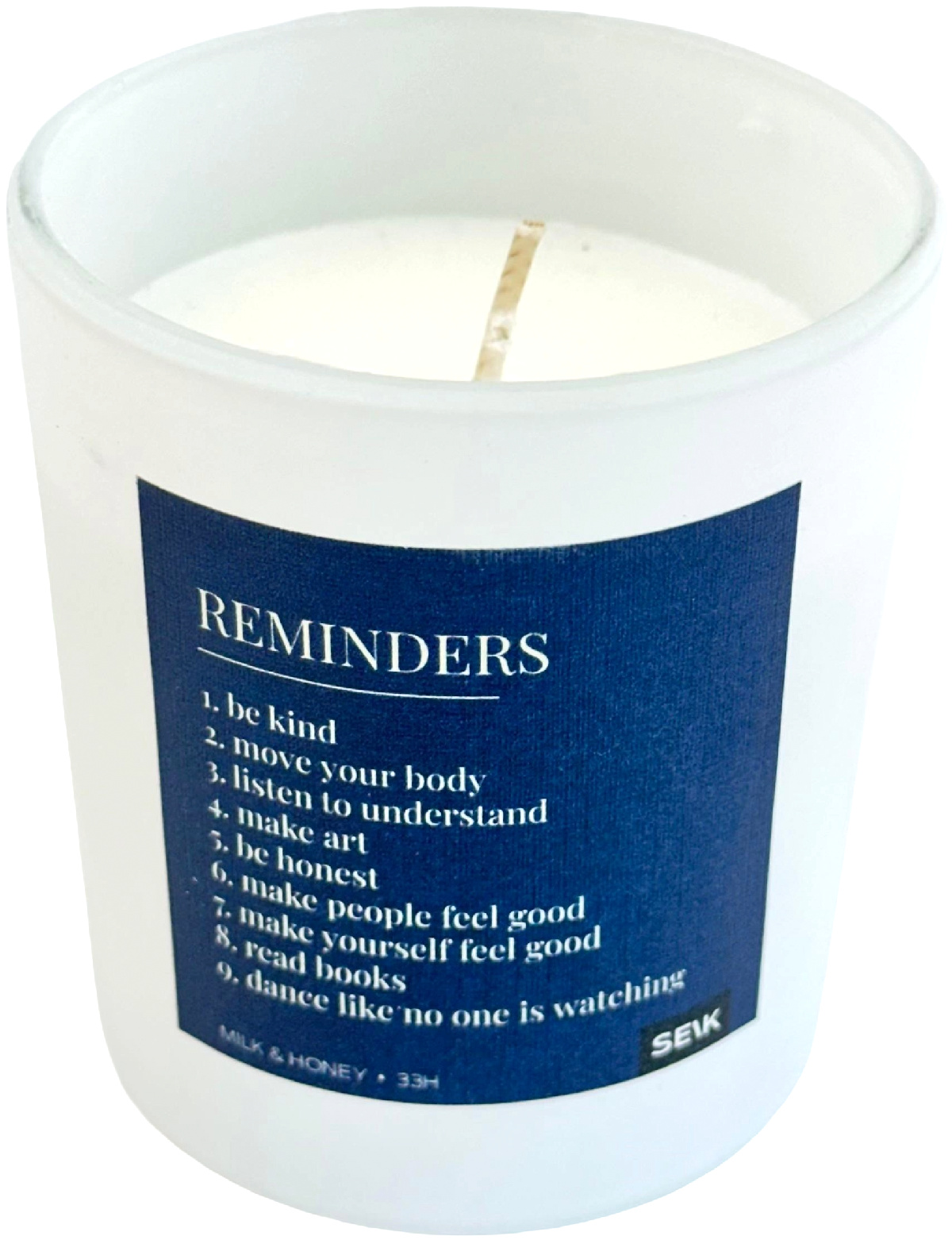 Lumanare Happy Candle: Reminders