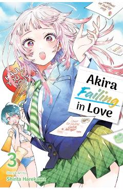 Coperta cărții 'Akira Failing in Love, Vol. 3 - Shinta Harekawa'