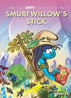 Coperta cărții 'The Smurfs Village Vol. 5: Smurfwillow's Stick - Thierry Culliford'