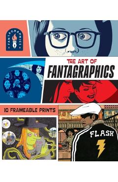 Coperta cărții 'The Art of Fantagraphics Poster Book: 10 Frameable Prints -'