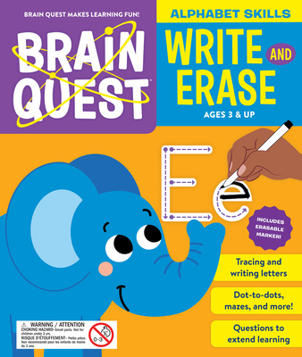 Coperta cărții 'Brain Quest Write and Erase: Alphabet Skills -'