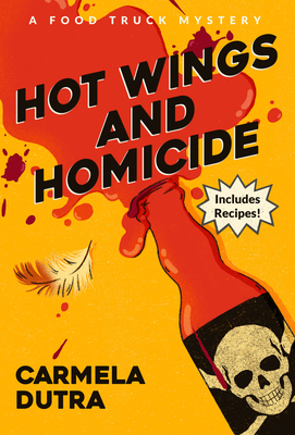 Coperta cărții 'Hot Wings and Homicide - Carmela Dutra'
