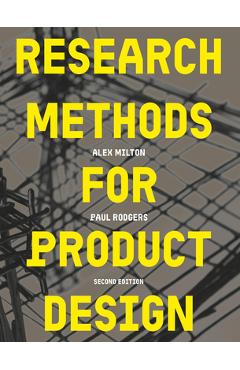 Coperta cărții 'Research Methods for Product Design, Second Edition - Paul Rodgers'