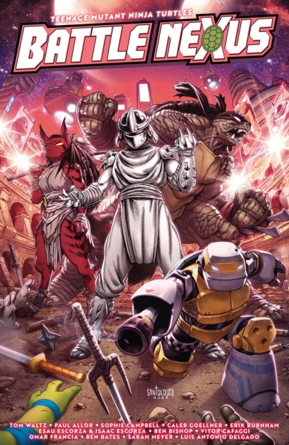 Coperta cărții 'Teenage Mutant Ninja Turtles: Battle Nexus - Tom Waltz'
