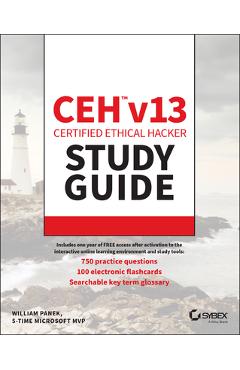 Coperta cărții 'Ceh Certified Ethical Hacker V13 Study Guide - William Panek'