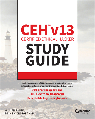 Coperta cărții 'Ceh Certified Ethical Hacker V13 Study Guide - William Panek'