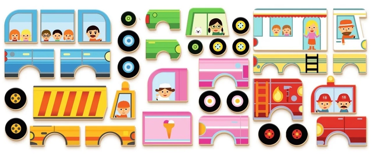 Joc magnetic: Inzebox Vehicles