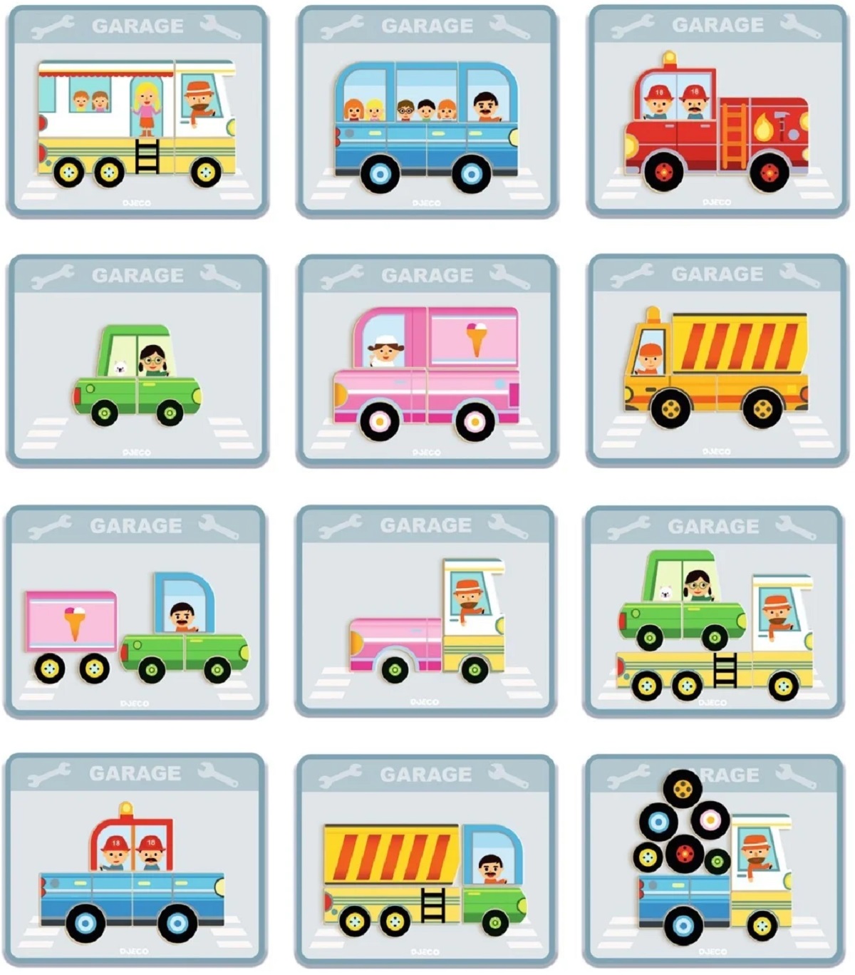 Joc magnetic: Inzebox Vehicles