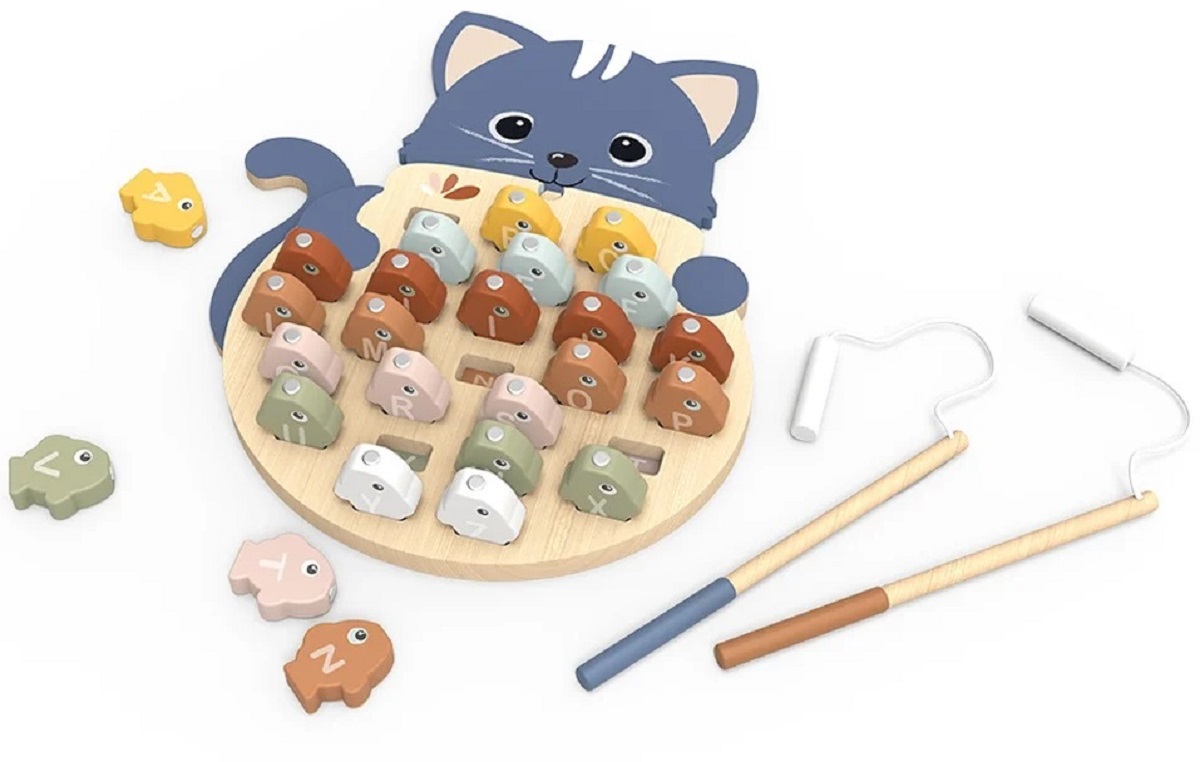 Joc educativ pescuieste literele. Fishing game Alphabet