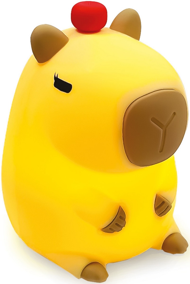 Imaginea produsului 'Lampă de noapte. Capybara cu buton roșu'