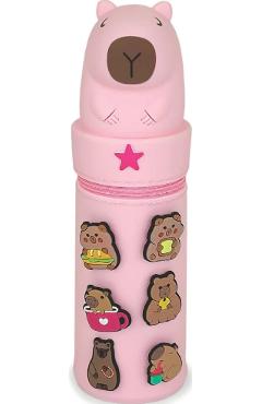 Poza produsului Penar silicon: Capybara. Roz