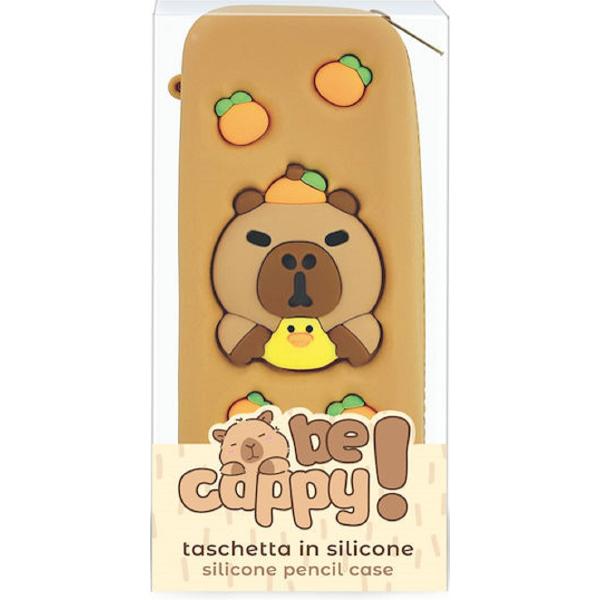 Penar cu model in relief. Capybara cu ratusca si portocale