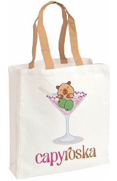 Poza produsului Sacosa textila canvas: Becappy. Capyroska
