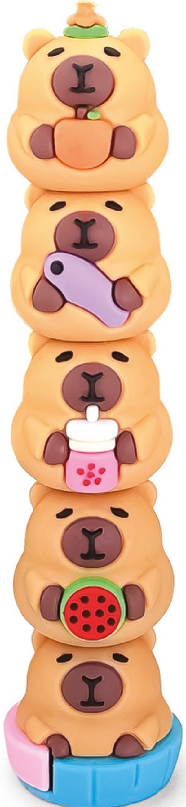 Imaginea produsului 'Set 4 mini evidențiatoare Capybara'