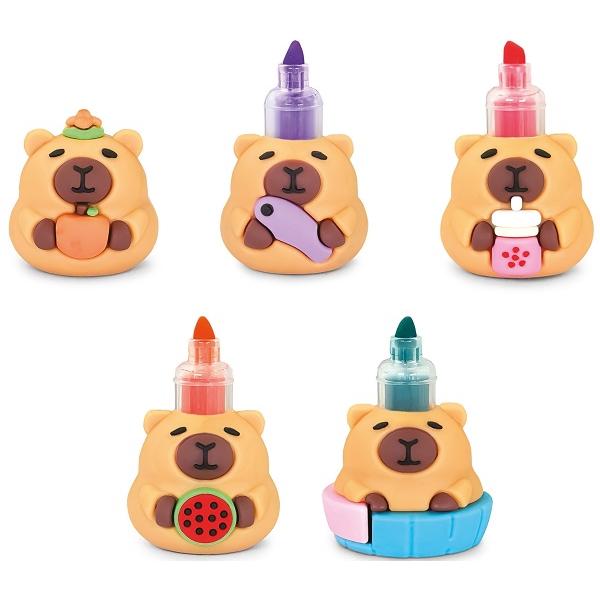 Set 4 mini evidentiatoare Capybara