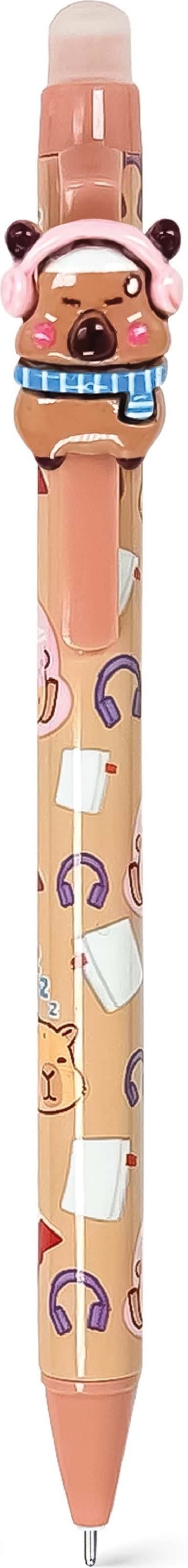 Imaginea produsului 'Pix cu ștergere: Capybara cu căști pe urechi'