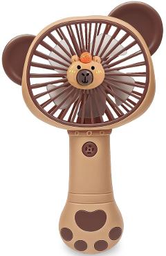 Poza produsului Ventilator portabil Capybara. Maro deschis