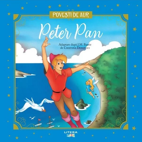 Coperta cărții 'Peter Pan. Povești de aur - J.M. Barrie'
