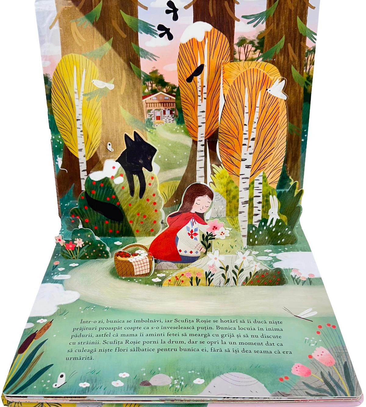 Scufita Rosie. Carte Pop-up - Leanne Felton