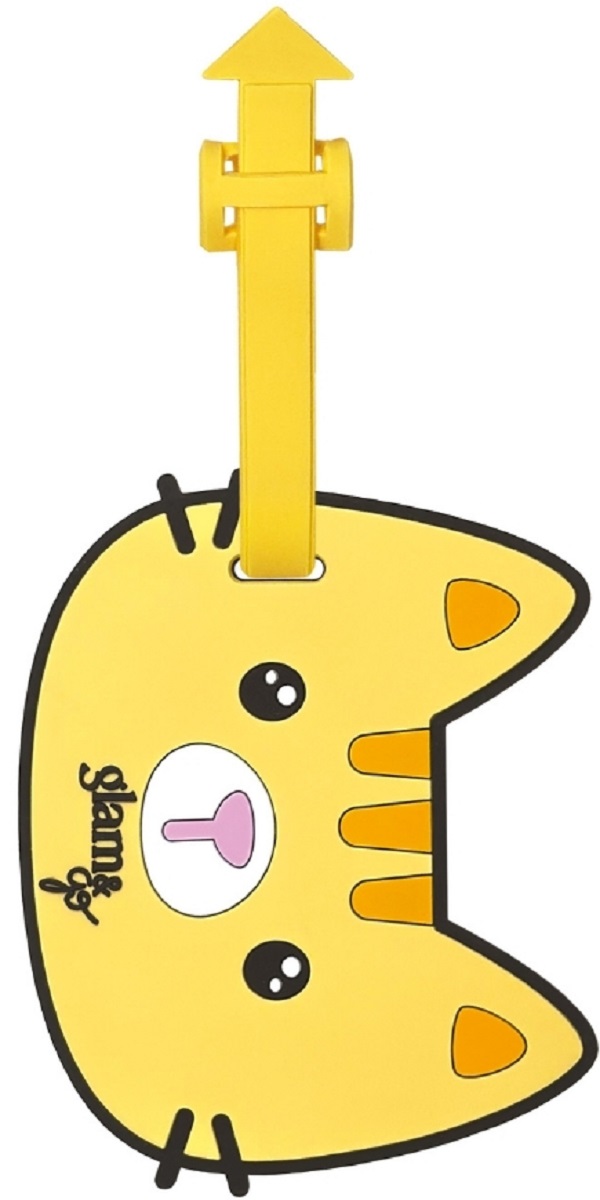 Eticheta pentru bagaj. Glam and Go: Pisica