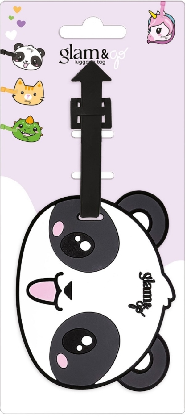 Eticheta pentru bagaj. Glam and Go: Panda