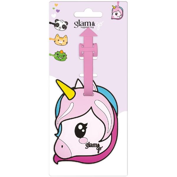 Eticheta pentru bagaj. Glam and Go: Unicorn