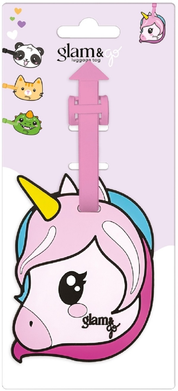Eticheta pentru bagaj. Glam and Go: Unicorn