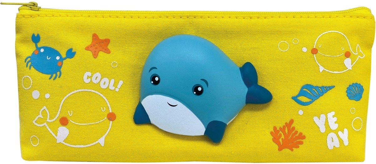 Penar galben Squishy. Cute animals: Delfin