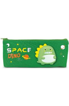 Poza produsului Penar verde Squishy. Cute animals: Dino