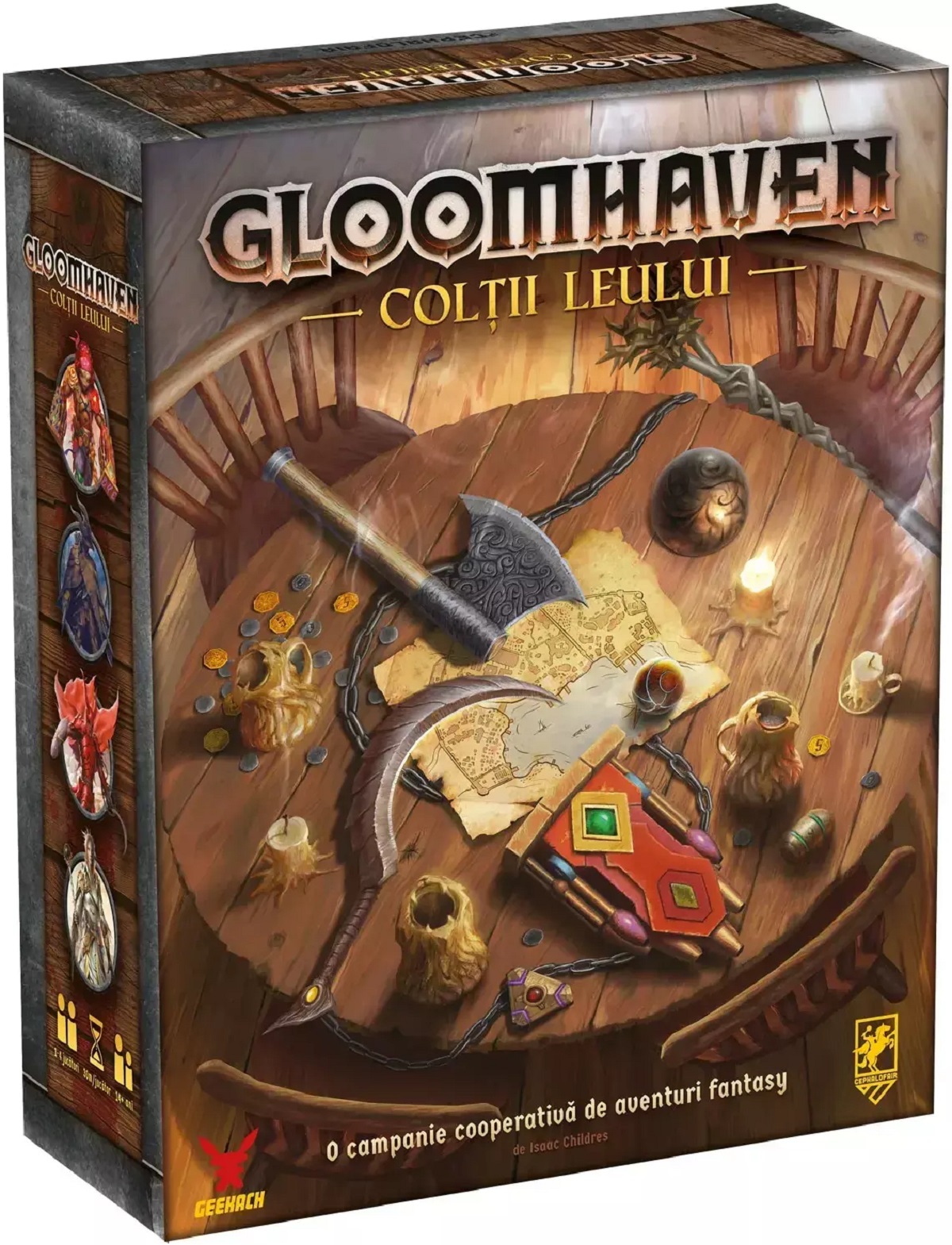 Joc de strategie: Gloomhaven. Coltii Leului