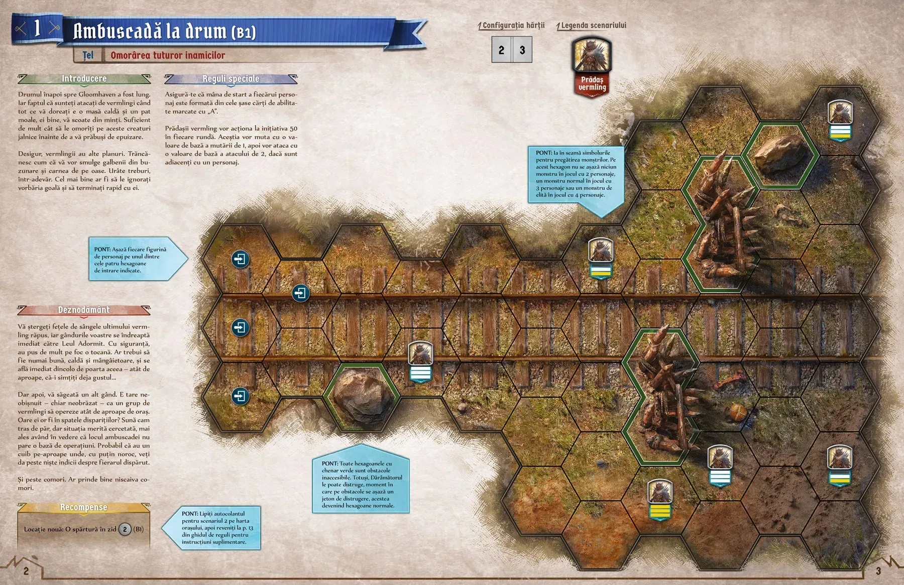 Joc de strategie: Gloomhaven. Coltii Leului