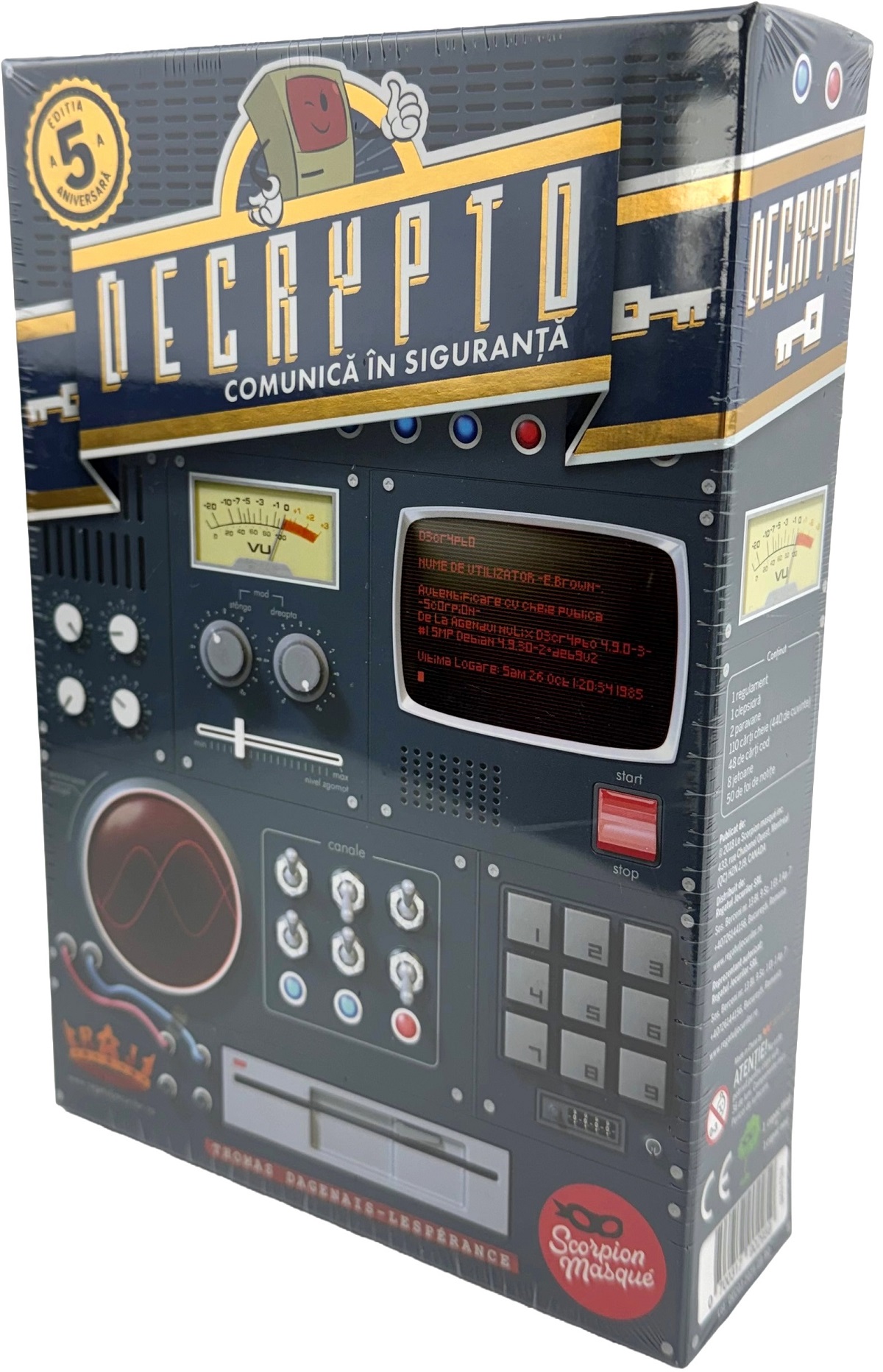 Joc de societate: Decrypto. Comunica in siguranta