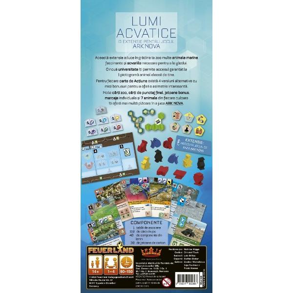 Extensie pentru jocul Ark Nova. Lumi acvatice