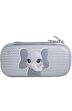 Poza produsului Penar: Elefant 3D. Gri