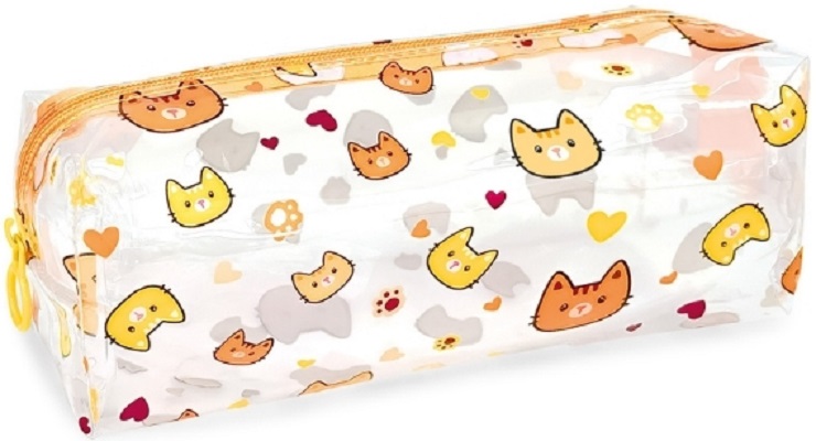 Portfard transparent. Pisica