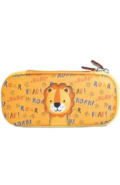 Poza produsului Penar: Leu 3D. Portocaliu