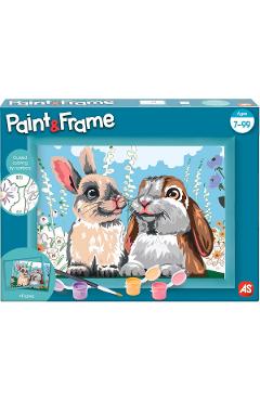 Poza produsului Picteaza si inrameaza: Iepurasii draguti